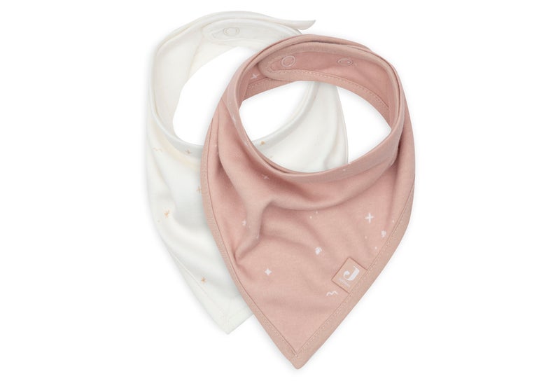 Jollein Bib Bandana Twinkling Wild Rose (2pack) - Image 1